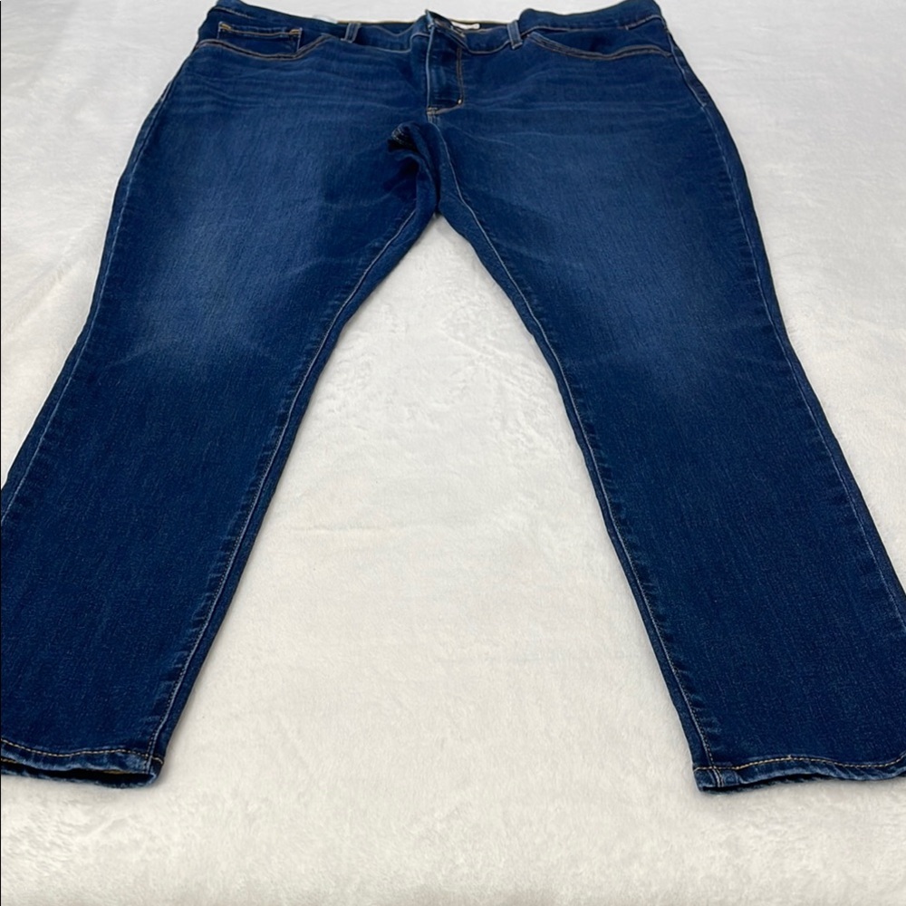 LEVIS 311 shaping Skinny WOMENS SIZE 34 Blue Denim Jeans